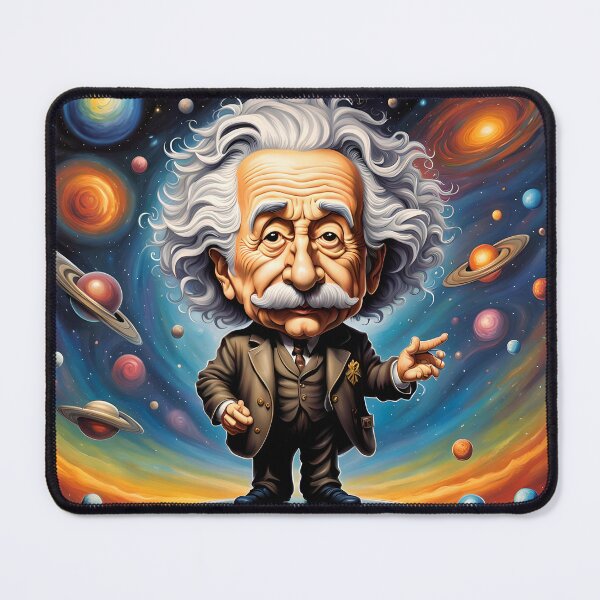 Item preview, Caricature of Einstein as a bobblehead figure designed and sold by CognitiveCanvas.