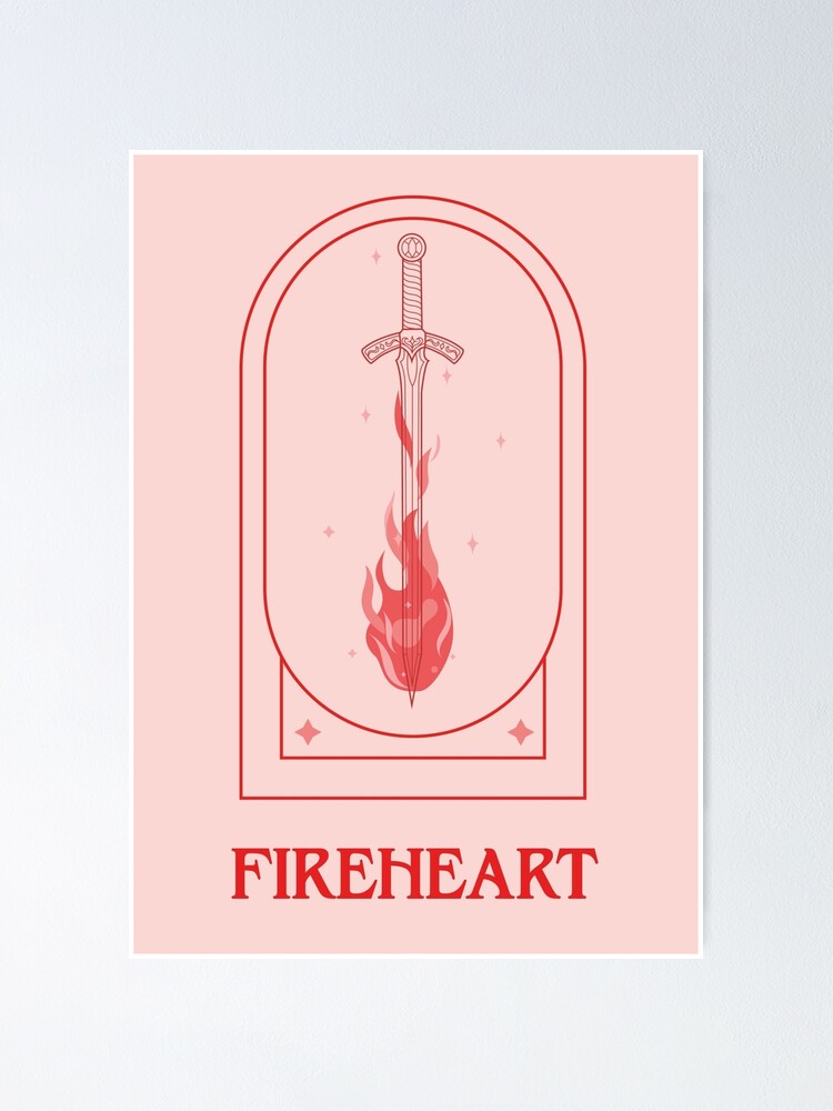 Thumbnail 1 of 3, Poster, Fireheart designed and sold by h-helladesign.