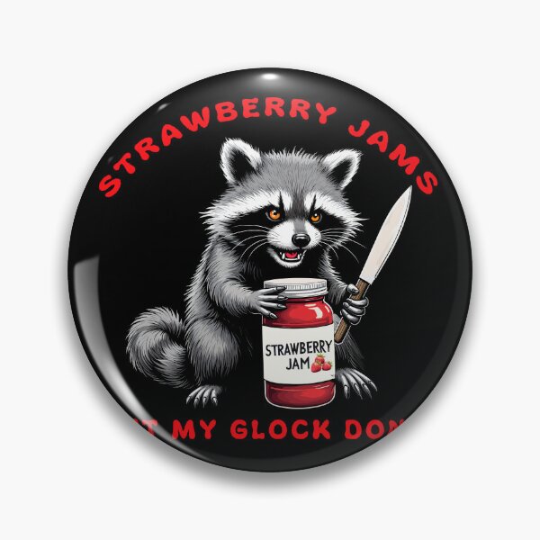 Item preview, Raccoon Strawberry jams  designed and sold by TeeARTHY.