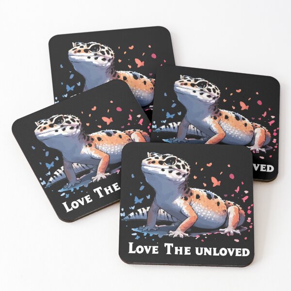 Item preview, Love The Unloved leopard gecko Lizard  designed and sold by TomFrontierArt.