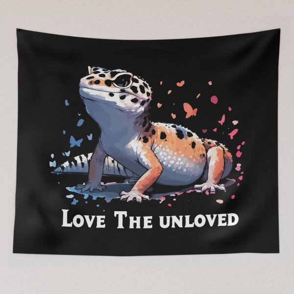 Item preview, Love The Unloved leopard gecko Lizard  designed and sold by TomFrontierArt.