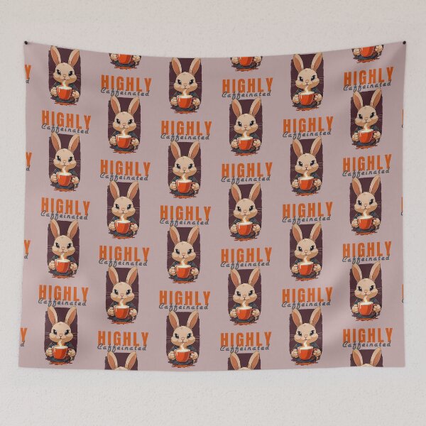 Item preview, Highly Caffeinated Rabbit! designed and sold by La Loca.