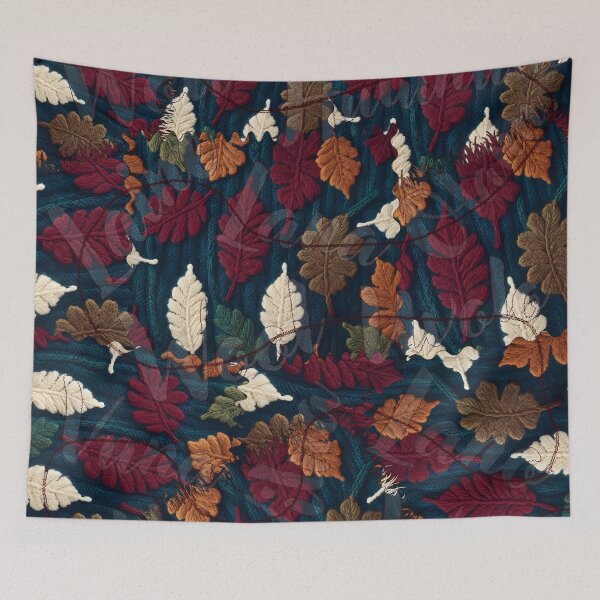 Item preview, Autumn leaves wool patchwork V2 designed and sold by LuCancio23.