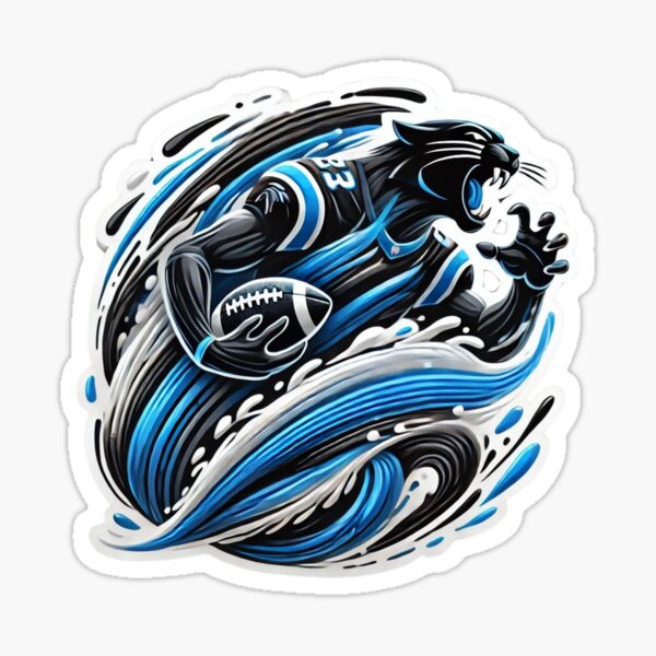 Item preview, Carolina Panthers in Action designed and sold by pixelpulsenyc.