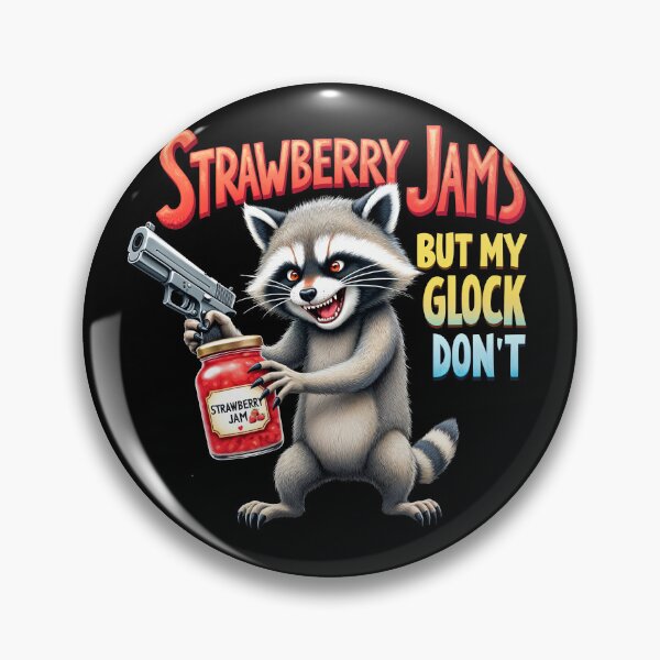Item preview,  Raccoon Strawberry jams  designed and sold by TeeARTHY.