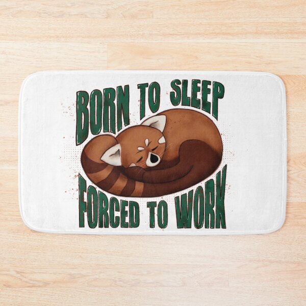 Item preview, Born to sleep, forced to work designed and sold by alies-art.