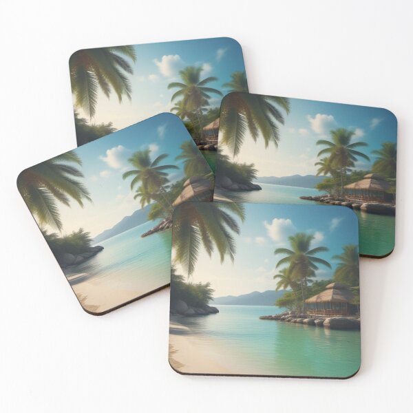 Item preview, Serene Beach Paradise - Coastal Vibes Art designed and sold by Shanon's Designs.