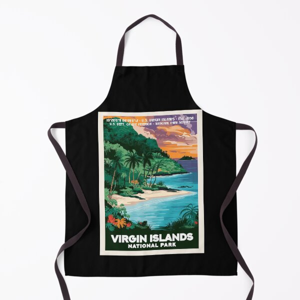 Item preview, Virgin Islands National Park, Vintage Travel designed and sold by PinkandP.