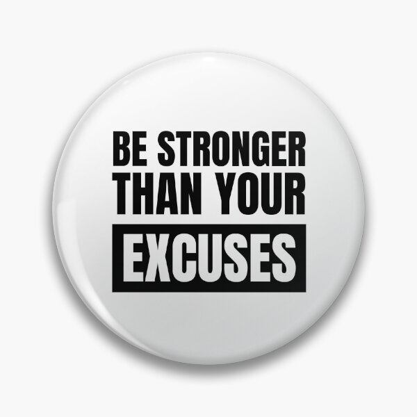 Item preview, No excuses designed and sold by Zen Fit.