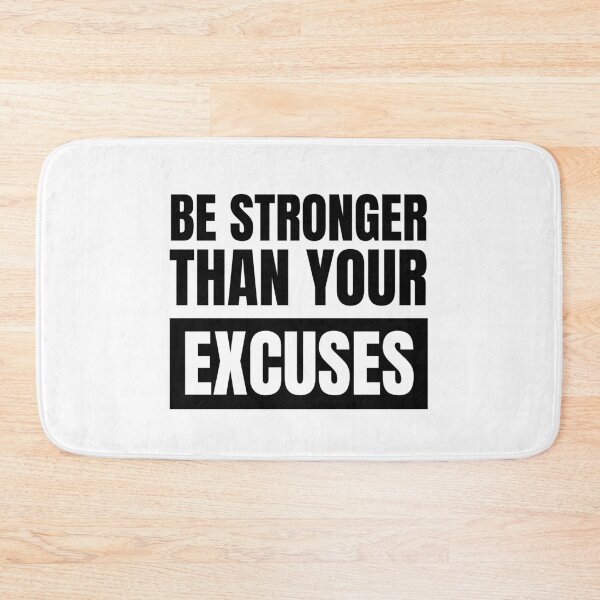 Item preview, No excuses designed and sold by Zen Fit.