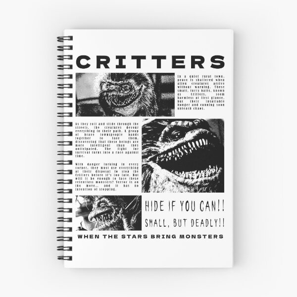 Item preview, Critters: Terror is on the move!, white version designed and sold by EspiralArt.