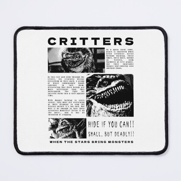 Item preview, Critters: Terror is on the move!, white version designed and sold by EspiralArt.