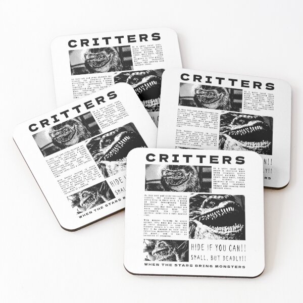 Item preview, Critters: Terror is on the move!, white version designed and sold by EspiralArt.