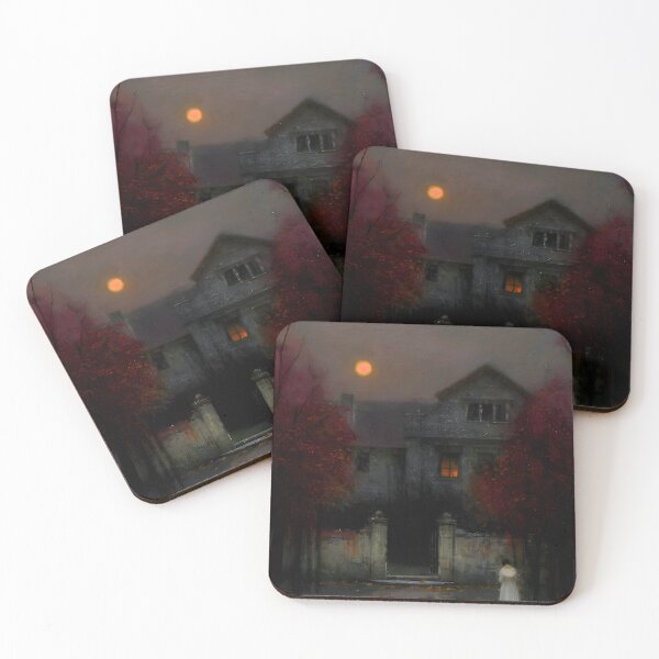 Item preview, Evening in the Garden (detail) - Jakub Schikaneder designed and sold by darkgothicart.