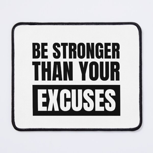 Item preview, No excuses designed and sold by Zen Fit.