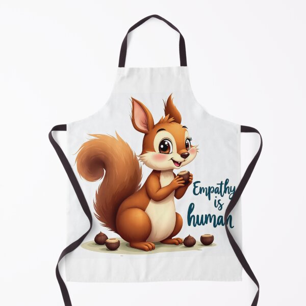 Item preview, Empathy inspirational text and Squirrel eating hazelnuts designed and sold by InkExpression.