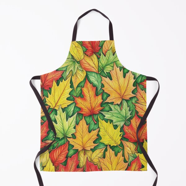 Item preview, Pattern with Colorful Maple Leaves, Capturing the Essence of Nature's Seasons. designed and sold by twisted-dot.