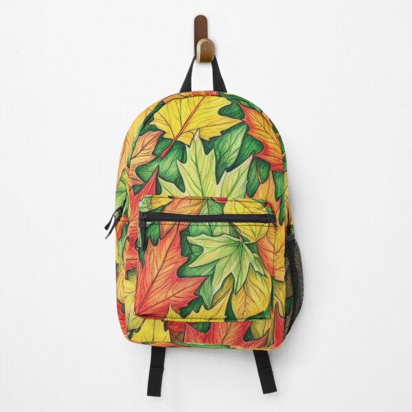 Item preview, Pattern with Colorful Maple Leaves, Capturing the Essence of Nature's Seasons.  designed and sold by twisted-dot.