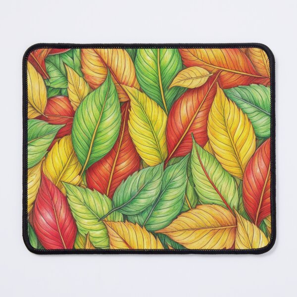 Item preview, Pattern with Colorful Autumn Leaves, Capturing the Essence of Nature's Seasons.  designed and sold by twisted-dot.