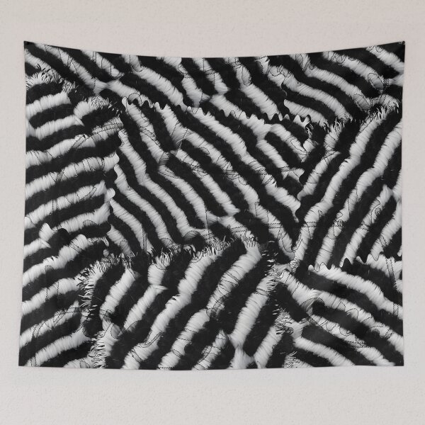 Item preview, Black and white wool patchwork V1 designed and sold by LuCancio23.