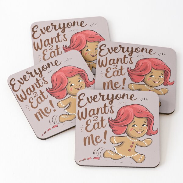Item preview, Everyone Wants To Eat me Gingerbread Girl designed and sold by Vixen-Games.