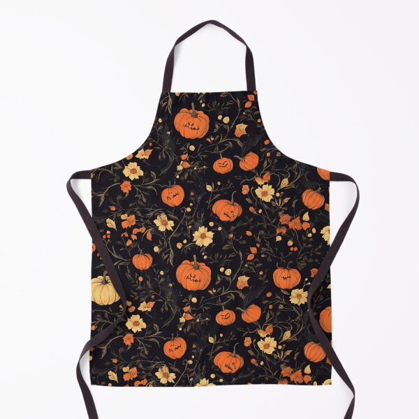 Item preview, Halloween Fall Floral Pumpkin Pattern designed and sold by Wisdi.