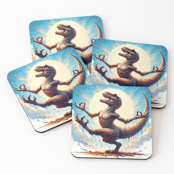 Item preview, T-Rex Happy Yoga designed and sold by TrexAmbassador.