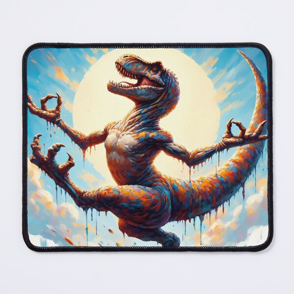 Item preview, T-Rex Happy Yoga designed and sold by TrexAmbassador.