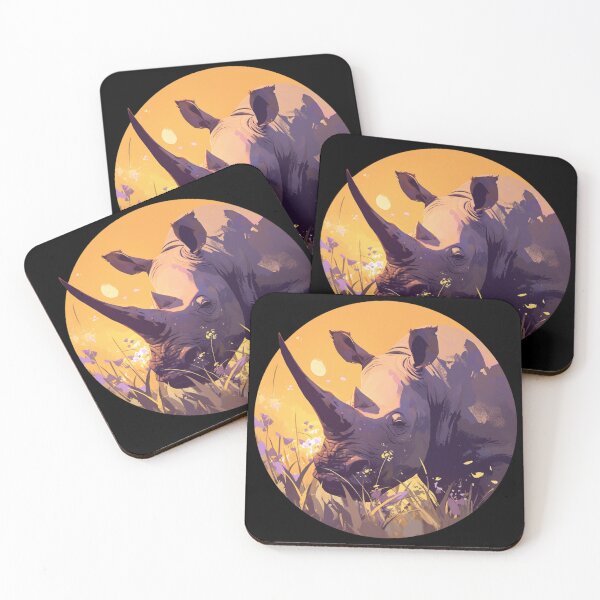 Item preview, Black Rhino // endangered animals // black rhinoceros // Africa  designed and sold by SMARTKIT  DESIGNAGENCY.