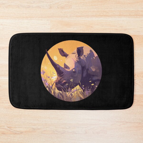 Item preview, Black Rhino // endangered animals // black rhinoceros // Africa  designed and sold by SMARTKIT  DESIGNAGENCY.