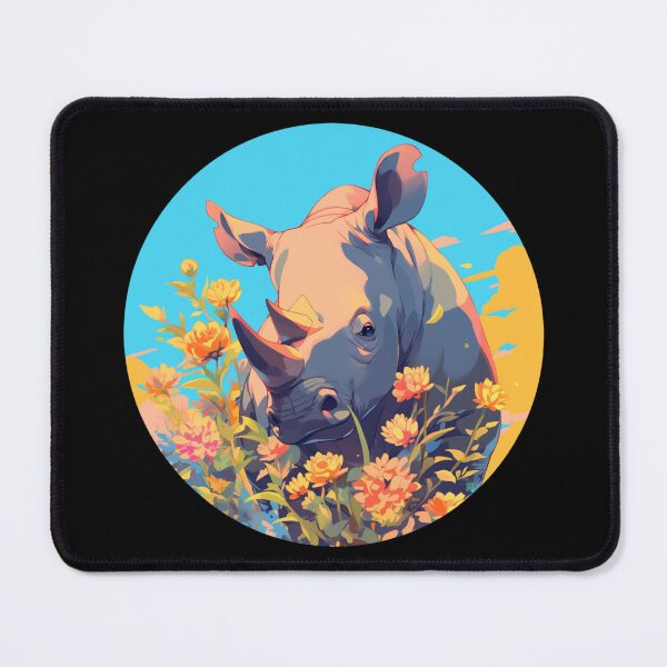 Item preview, Black Rhino // endangered animals // black rhinoceros // Africa designed and sold by SMARTKIT DESIGNAGENCY.