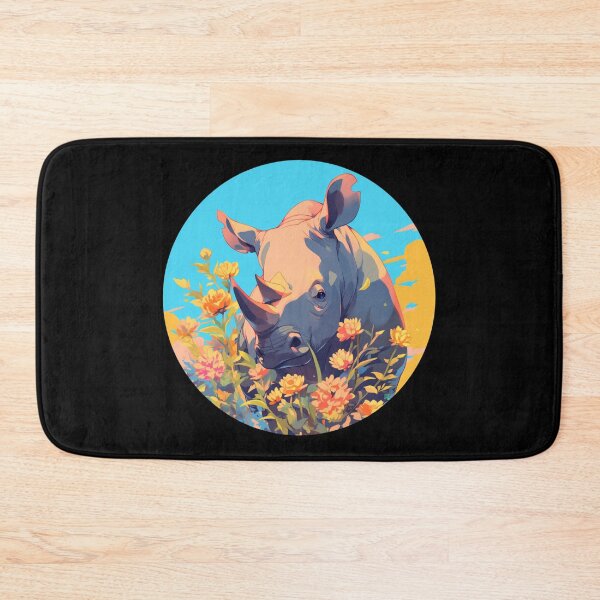 Item preview, Black Rhino // endangered animals // black rhinoceros // Africa  designed and sold by SMARTKIT  DESIGNAGENCY.