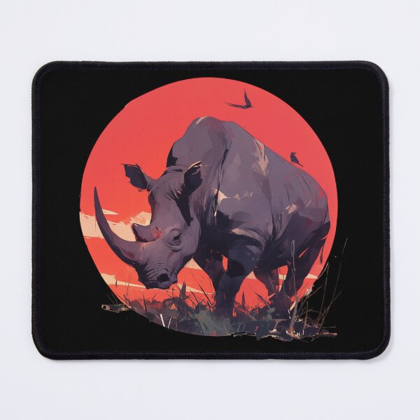 Item preview, Black Rhino // endangered animals // black rhinoceros // Africa designed and sold by SMARTKIT DESIGNAGENCY.