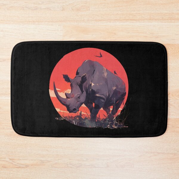Item preview, Black Rhino // endangered animals // black rhinoceros // Africa  designed and sold by SMARTKIT  DESIGNAGENCY.