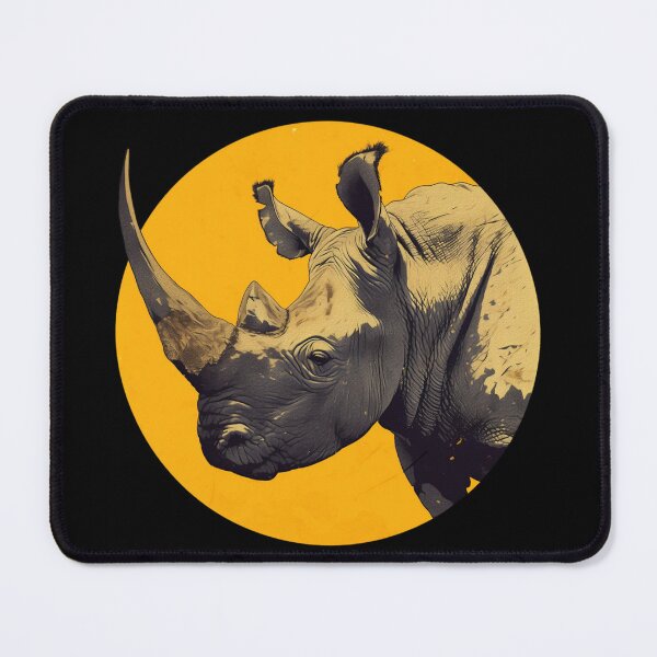 Item preview, Black Rhino // endangered animals // black rhinoceros // Africa designed and sold by SMARTKIT DESIGNAGENCY.