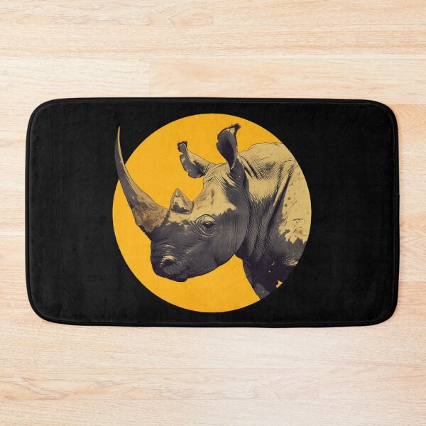 Item preview, Black Rhino // endangered animals // black rhinoceros // Africa  designed and sold by SMARTKIT  DESIGNAGENCY.