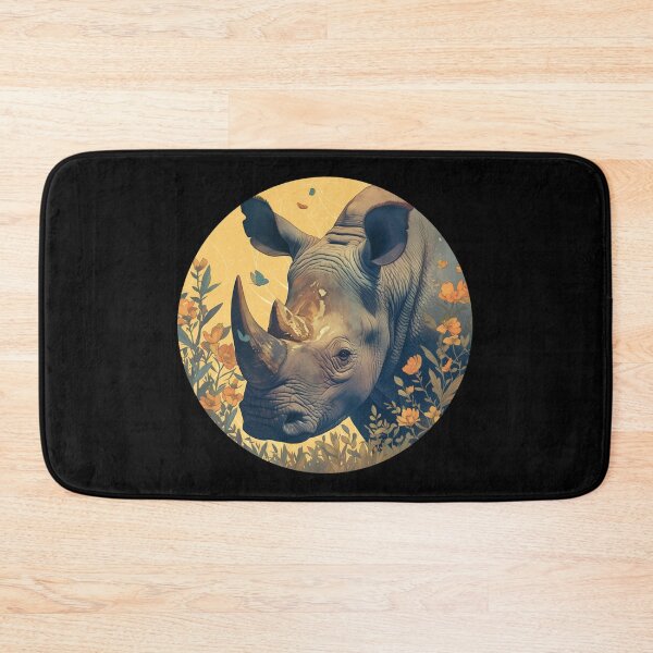 Item preview, Black Rhino // endangered animals // black rhinoceros // Africa  designed and sold by SMARTKIT  DESIGNAGENCY.