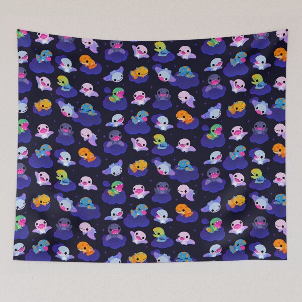 Item preview, Anurognathus in the night sky designed and sold by pikaole.