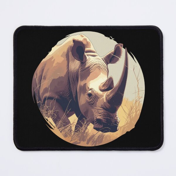 Item preview, Black Rhino // endangered animals // black rhinoceros // Africa designed and sold by SMARTKIT DESIGNAGENCY.