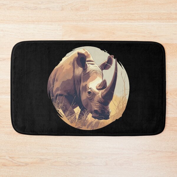 Item preview, Black Rhino // endangered animals // black rhinoceros // Africa  designed and sold by SMARTKIT  DESIGNAGENCY.