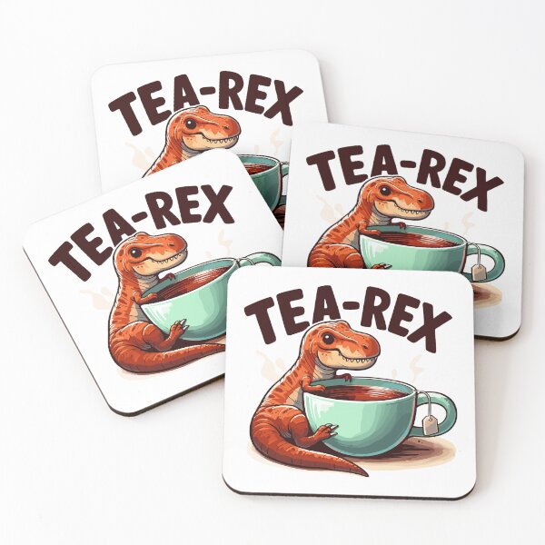 Item preview, Tee Rex Tee-Rex tea drinker gift designed and sold by Pineapple-Tree.