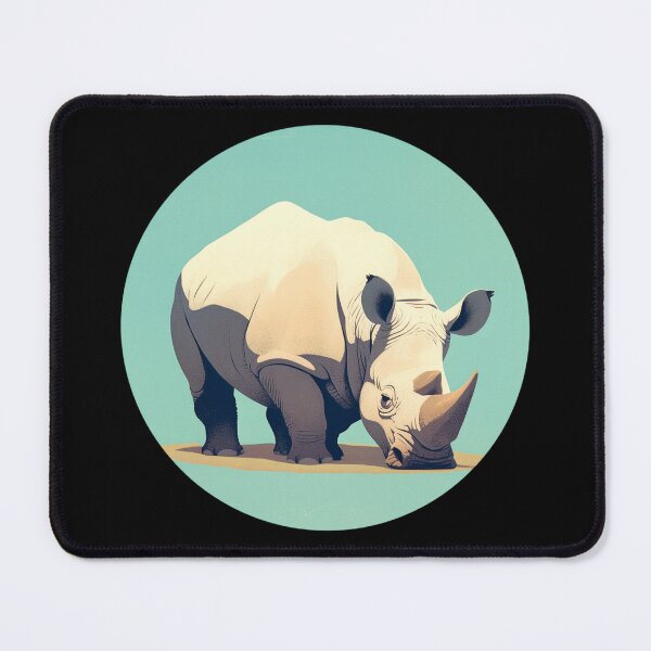 Item preview, Black Rhino // endangered animals // black rhinoceros // Africa designed and sold by SMARTKIT DESIGNAGENCY.