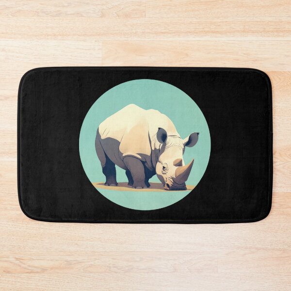 Item preview, Black Rhino // endangered animals // black rhinoceros // Africa  designed and sold by SMARTKIT  DESIGNAGENCY.