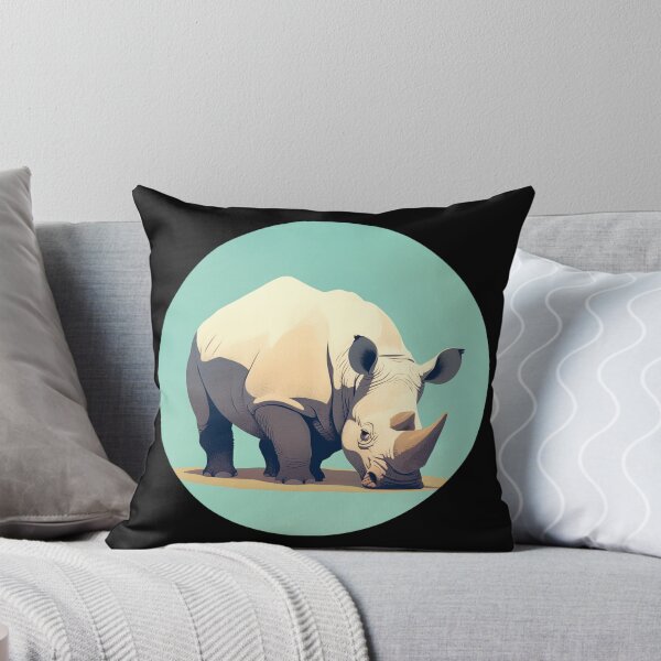 Item preview, Black Rhino // endangered animals // black rhinoceros // Africa  designed and sold by SMARTKIT  DESIGNAGENCY.