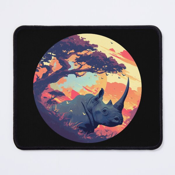 Item preview, Black Rhino // endangered animals // black rhinoceros // Africa designed and sold by SMARTKIT DESIGNAGENCY.