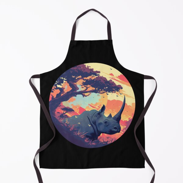 Item preview, Black Rhino // endangered animals // black rhinoceros // Africa designed and sold by SMARTKIT DESIGNAGENCY.