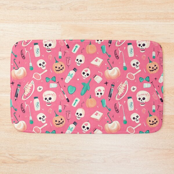 Item preview, Halloween Girly Pink Medical Pattern designed and sold by Wisdi.
