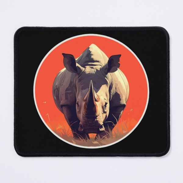 Item preview, Black Rhino // endangered animals // black rhinoceros // Africa designed and sold by SMARTKIT DESIGNAGENCY.