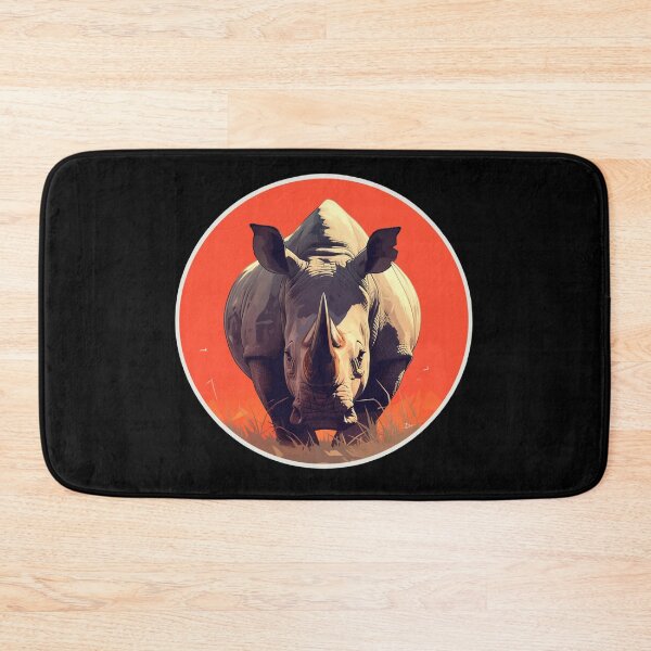 Item preview, Black Rhino // endangered animals // black rhinoceros // Africa  designed and sold by SMARTKIT  DESIGNAGENCY.
