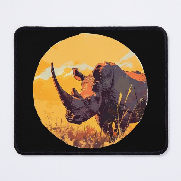 Item preview, Black Rhino // endangered animals // black rhinoceros // Africa designed and sold by SMARTKIT DESIGNAGENCY.